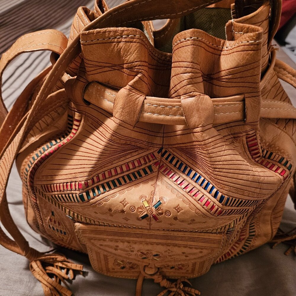 Moroccan Leather Purse